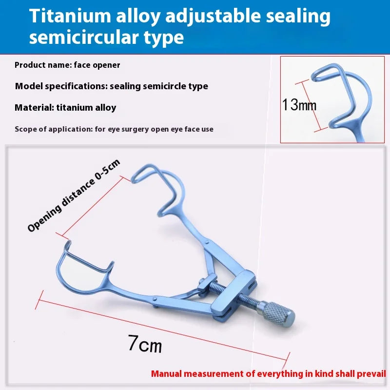 Ophthalmic Speculums Lieberman Solid Eye Speculums Titanium Stainless Eyelid Tool Ophthalmic Instrument