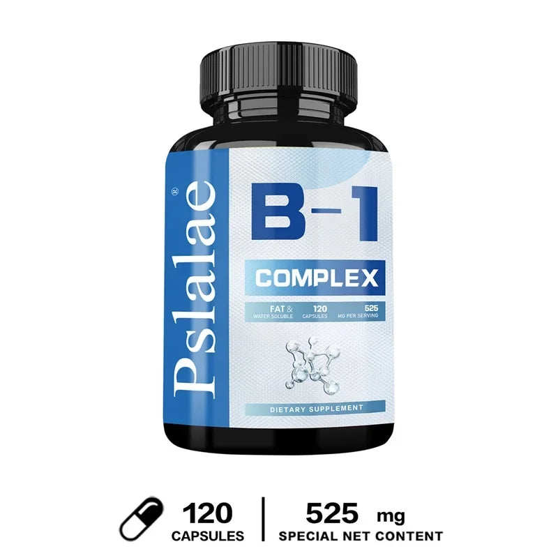 Vitamin B1 Complex - Improves Energy Levels, Boosts Metabolism, and Supports Nervous System HealthCapsule