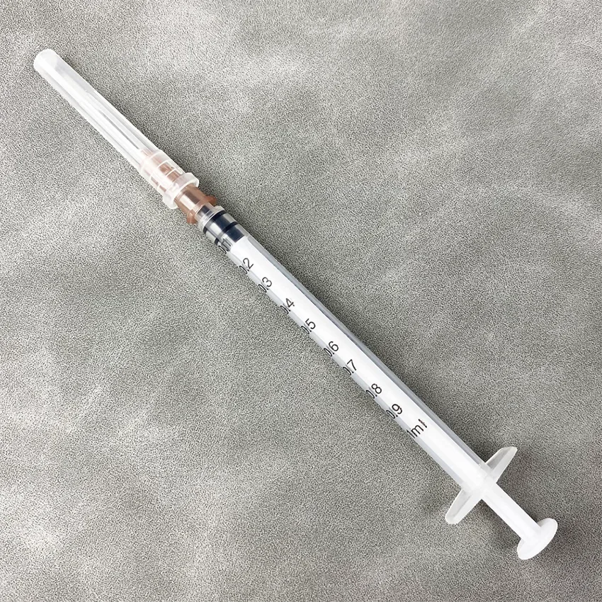 50Pcs Disposable Plastic Syringes with 1ml/2ml/5ml Individually Packaged Sterile