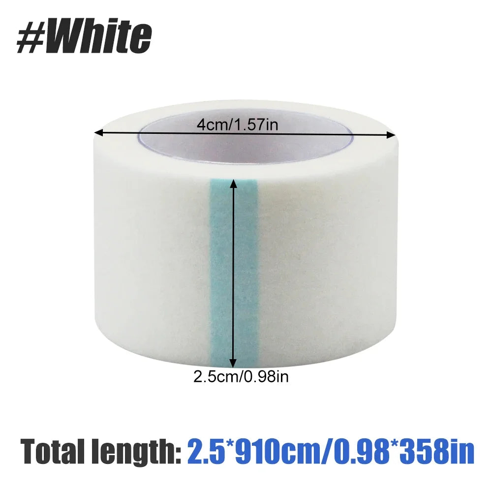 5Rolls Micropore Tape, Breathable Paper Tape , Latex-Free Paper Surgical Tape, Individually Boxed Paper Bandage Tape Rolls