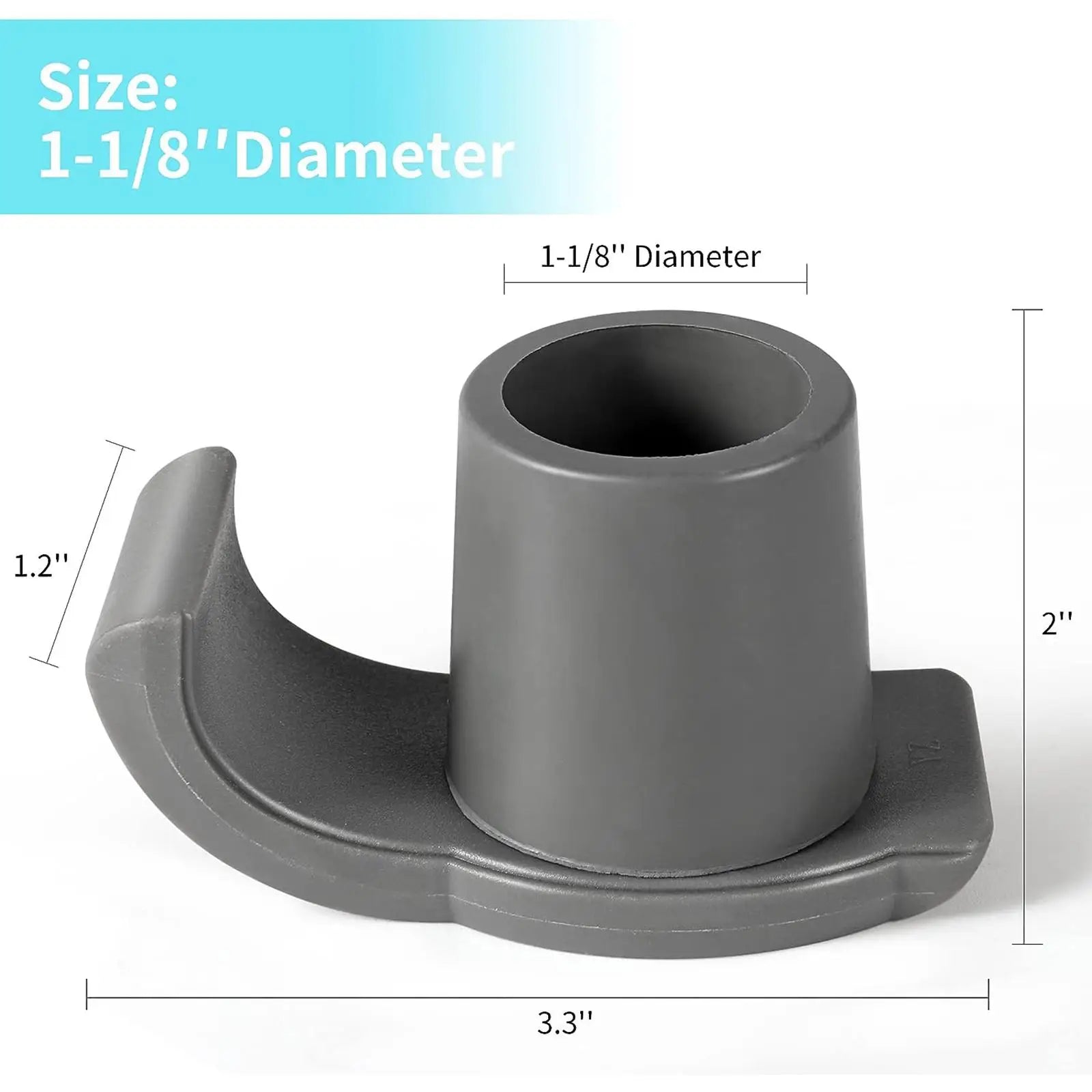 Walker Glide Skis Walker Sliders Coaster Skis Feet Rubber Tips Cap Walker Accessories, Adult Seniors Mobility Walking Tool Parts