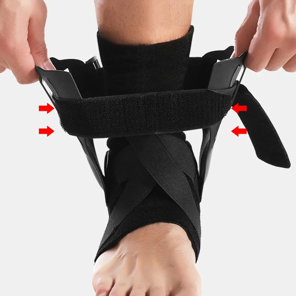 Ankle Brace for Sprained Ankle Support with Side Stabilizers for Men Women Ankle Splint Stabilizer Recovery Tendonitis