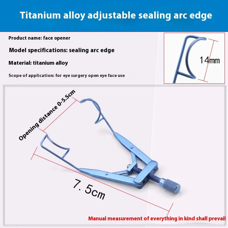 Ophthalmic Speculums Lieberman Solid Eye Speculums Titanium Stainless Eyelid Tool Ophthalmic Instrument