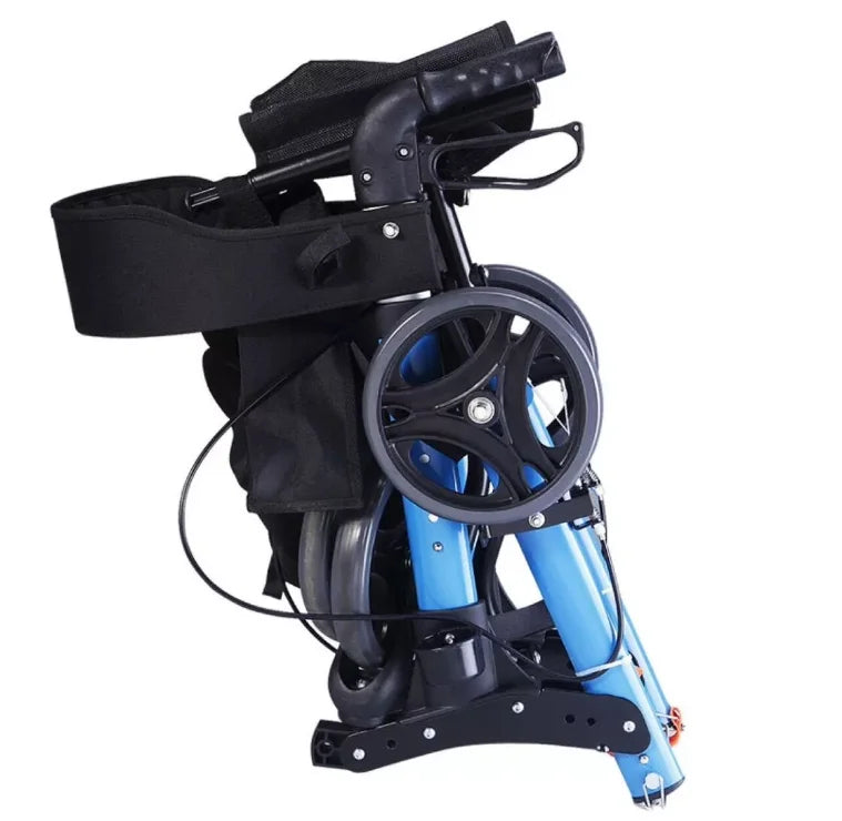 Aluminum Shopping Cart Mobile Medical Trolley For Elderly Walker Rollator